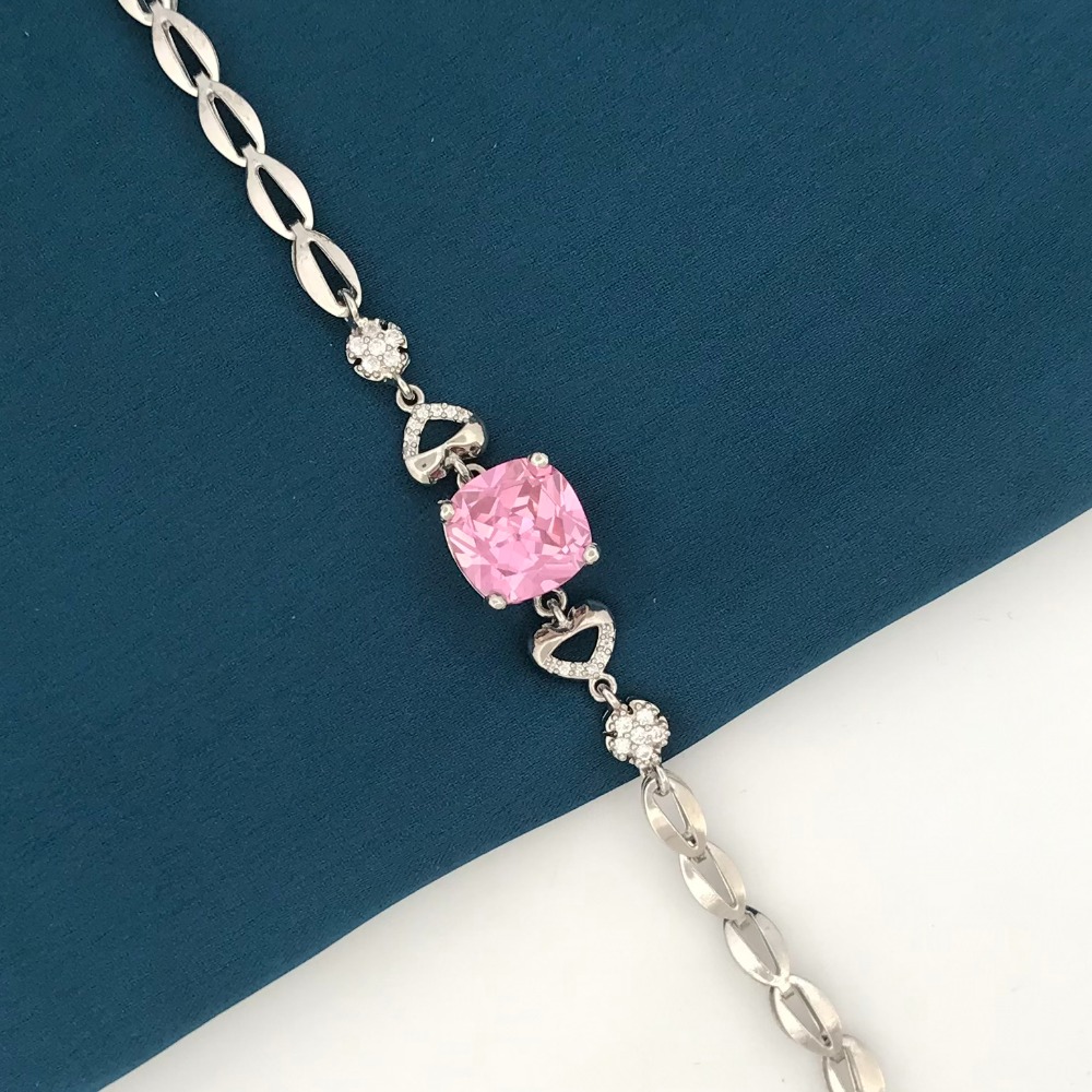 925 Silver Stone Elegant Design Ladies Bracelet
