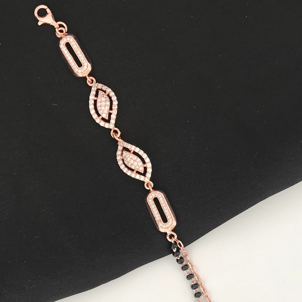 925 Silver Elegant Design Mangalsutra Bracelet
