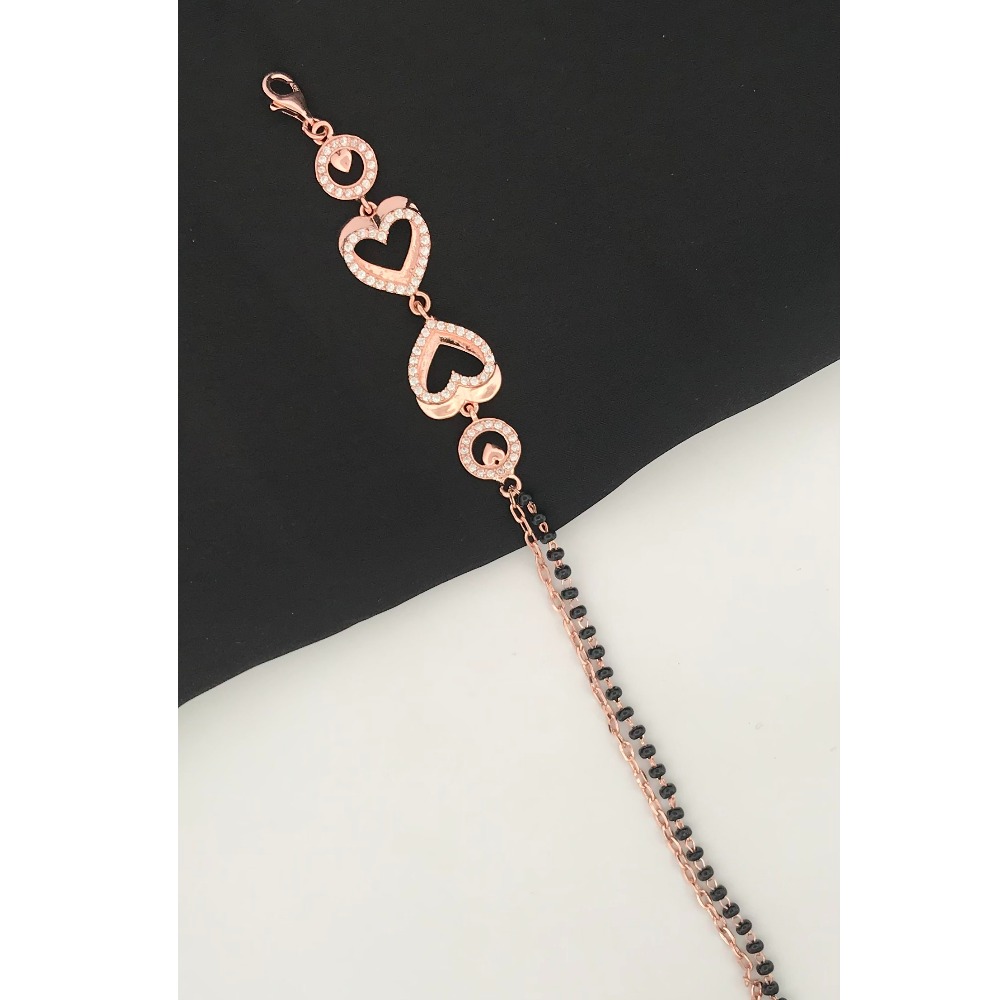 925 Silver Designer Mangalsutra Bracelet - Image 2