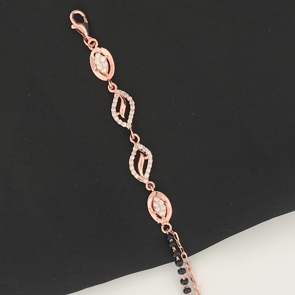 925 Silver Unique Design Mangalsutra Bracelet