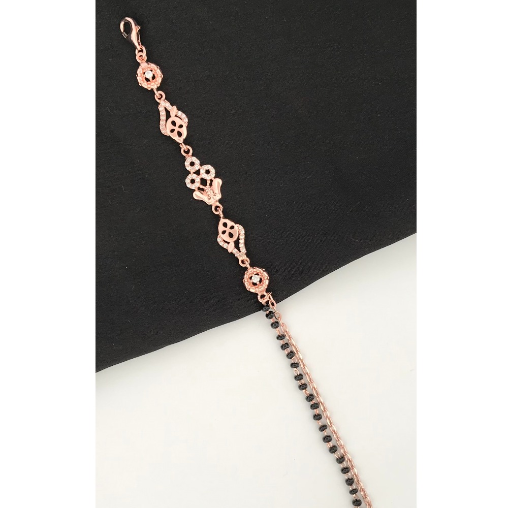 925 Silver Elegant Design Mangalsutra Bracelet - Image 2