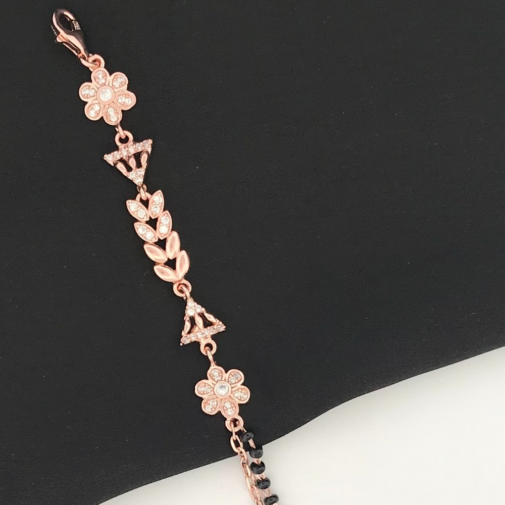 925 Silver Designer  Mangalsutra Bracelet