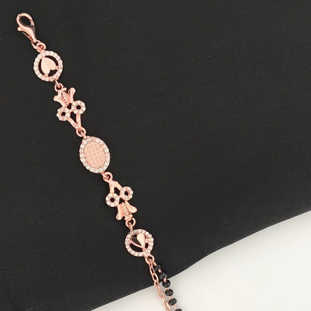 925 Silver  Unique Design Mangalsutra Bracelet