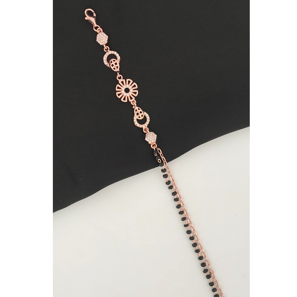 925 Silver Elegant Mangalsutra Bracelet - Image 2