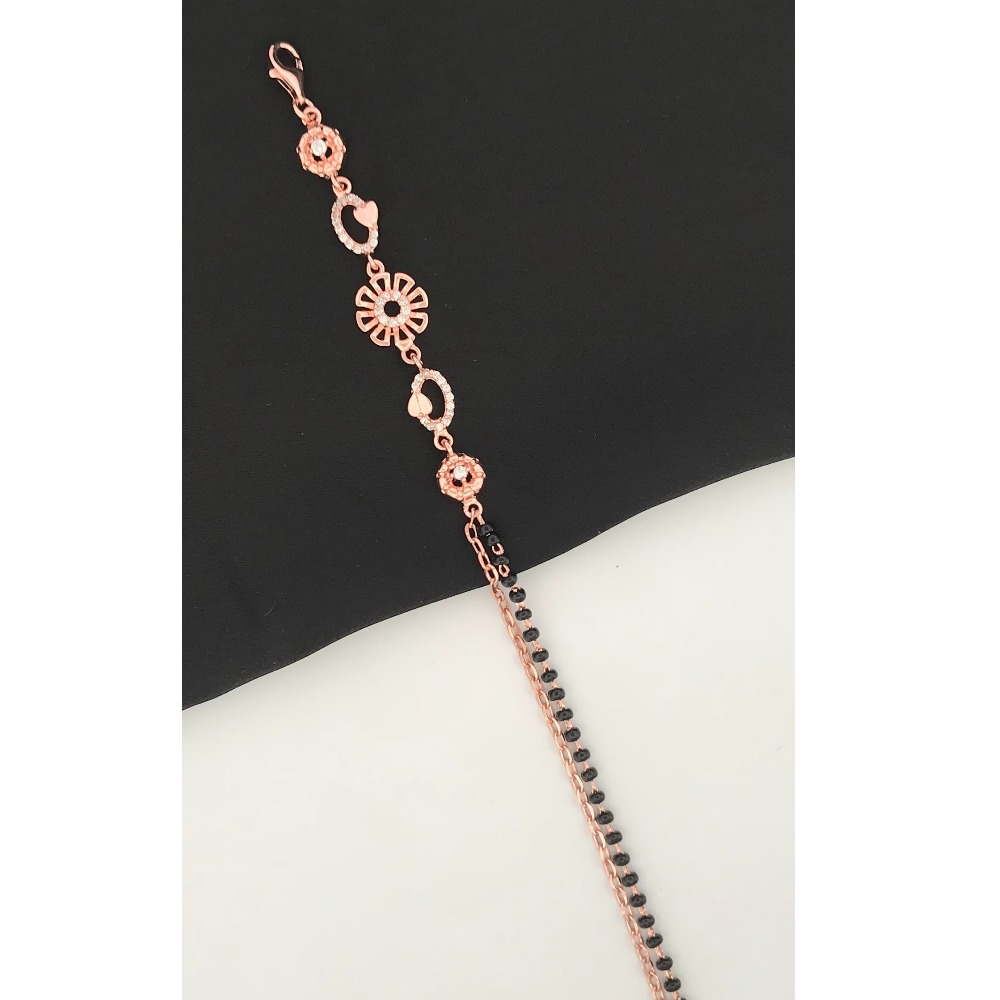 925 Silver Antique Design Mangalsutra Bracelet - Image 2
