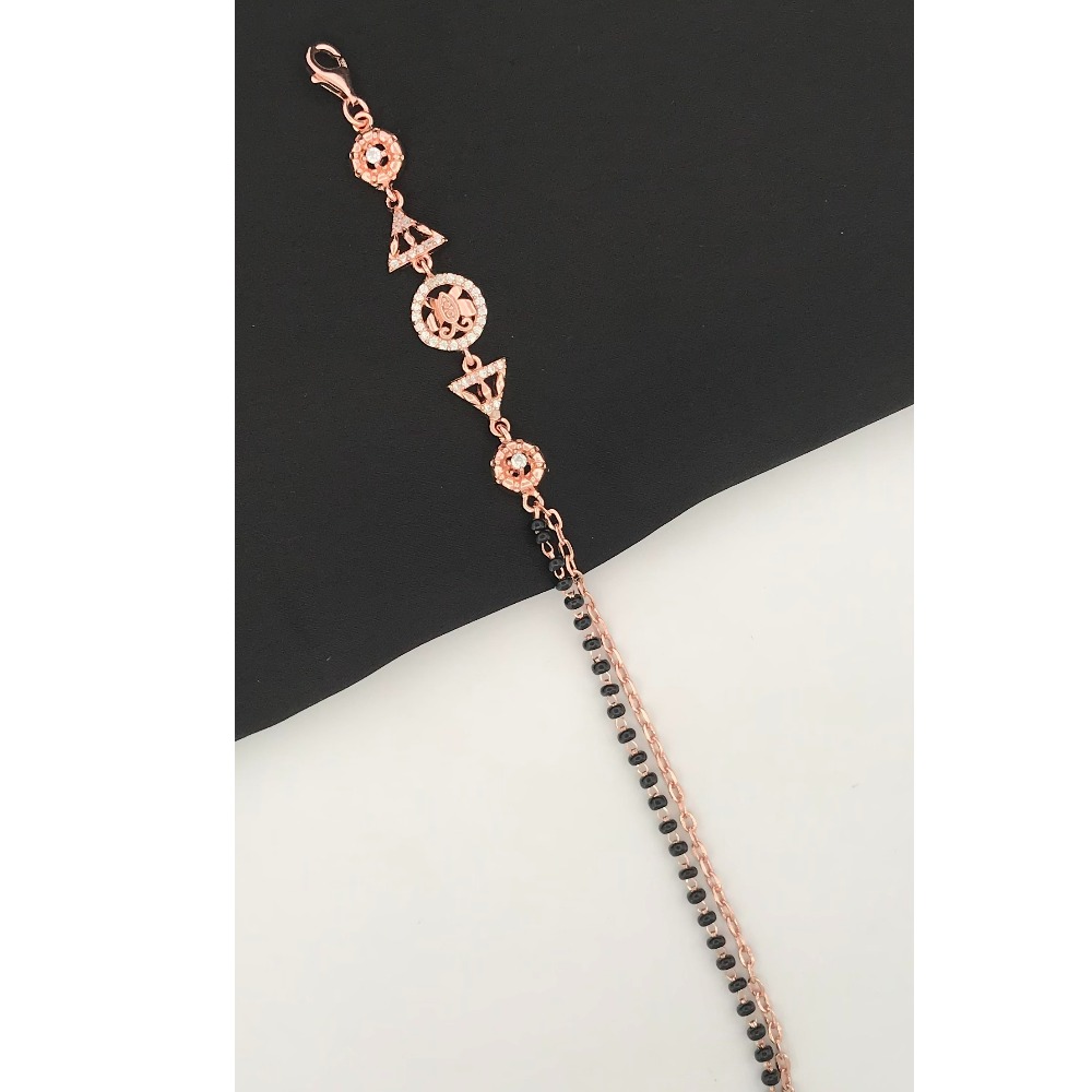 925 Silver Design Mangalsutra Bracelet - Image 2