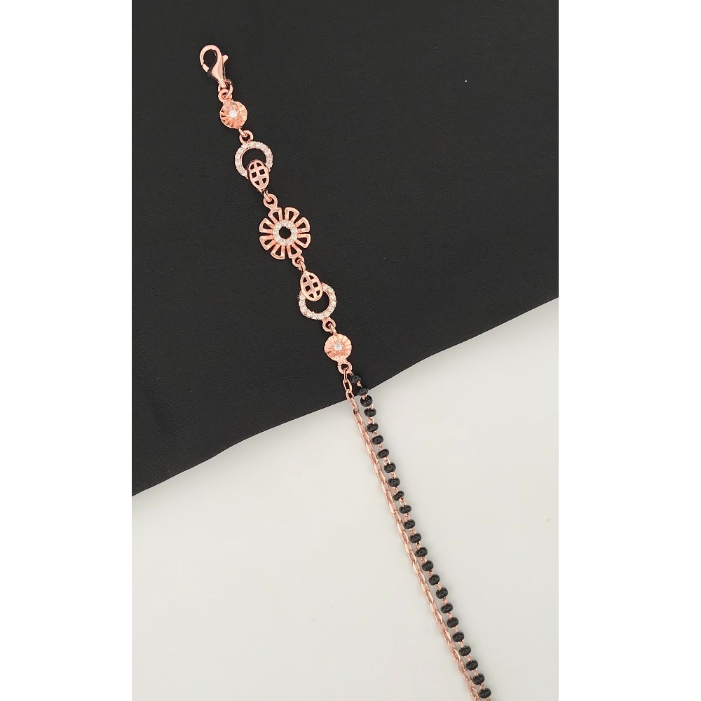 925 Silver Beautiful Design Mangalsutra Bracelet - Image 2