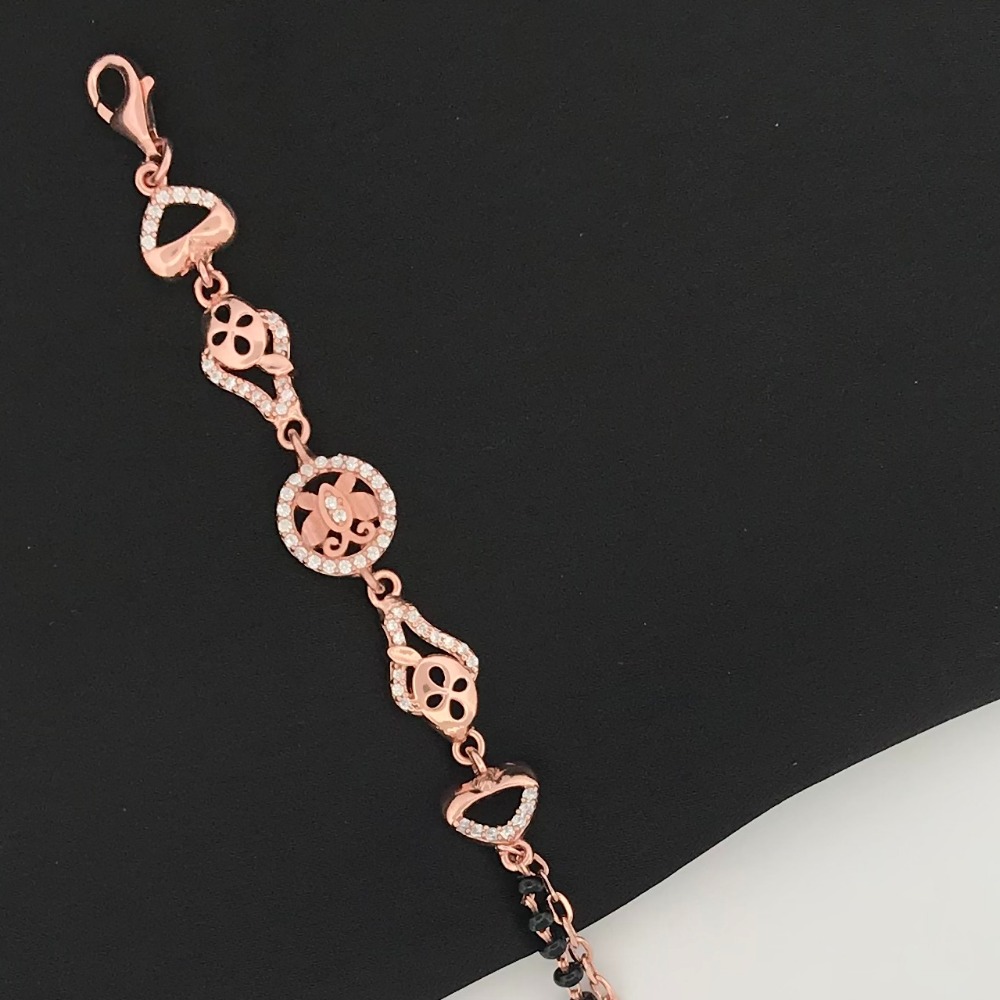 925 Silver Unique Design Mangalsutra Bracelet