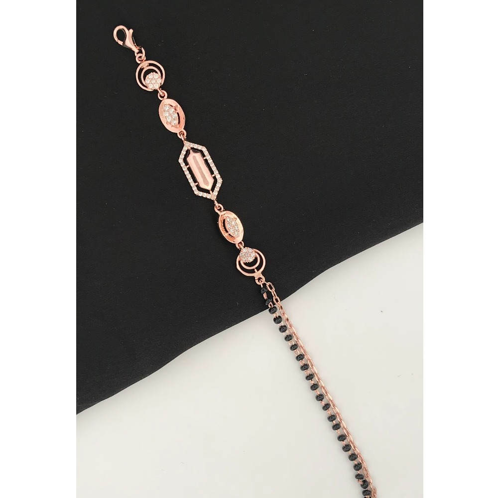 925 Silver Designer Mangalsutra Bracelet - Image 2