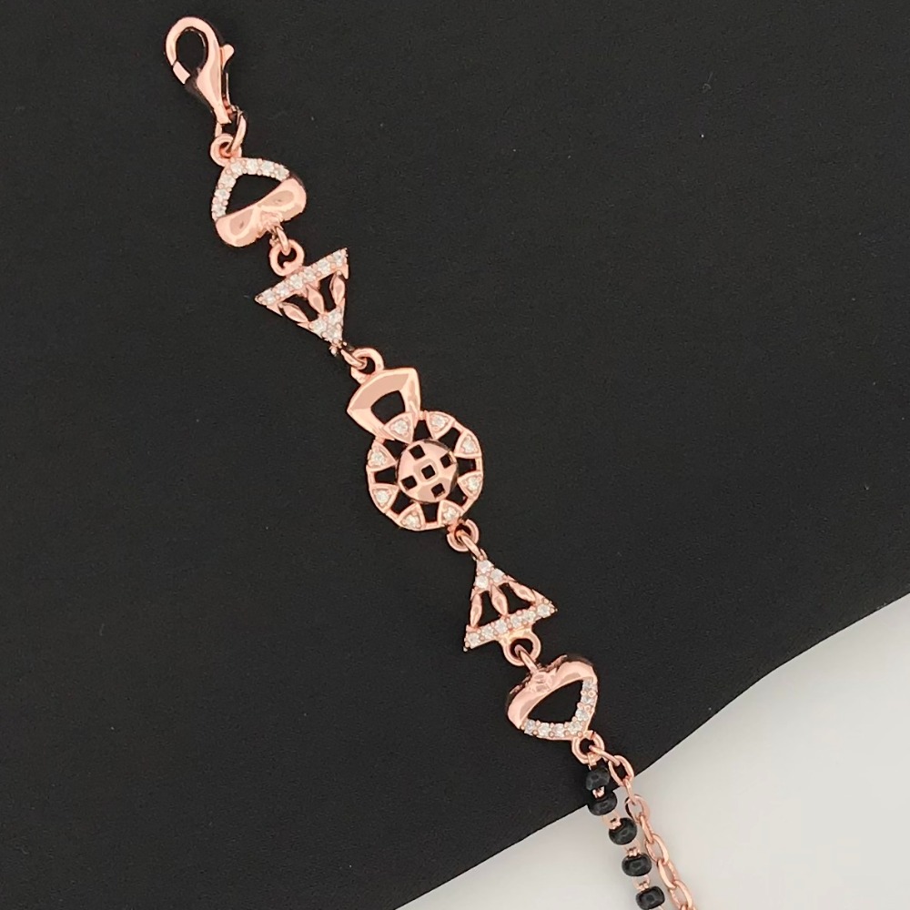 925 Silver Unique Design Mangalsutra Bracelet