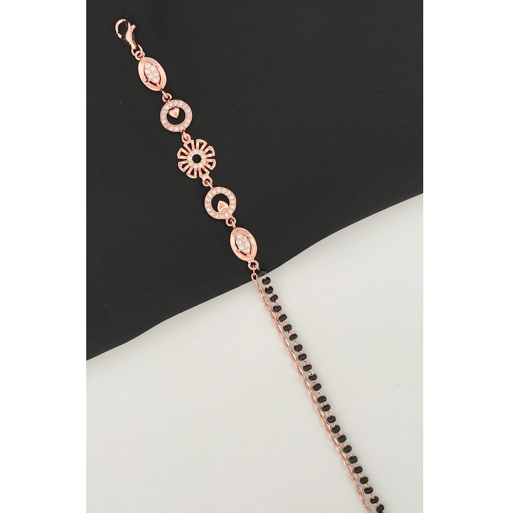 925 Silver Antique Design Mangalsutra Bracelet - Image 2
