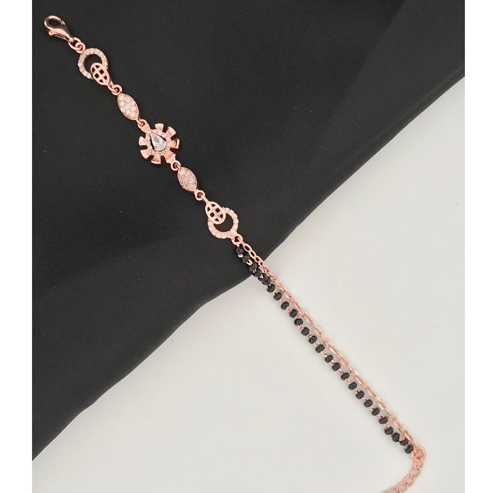 925 Silver Fancy Design Mangalsutra Bracelet - Image 2