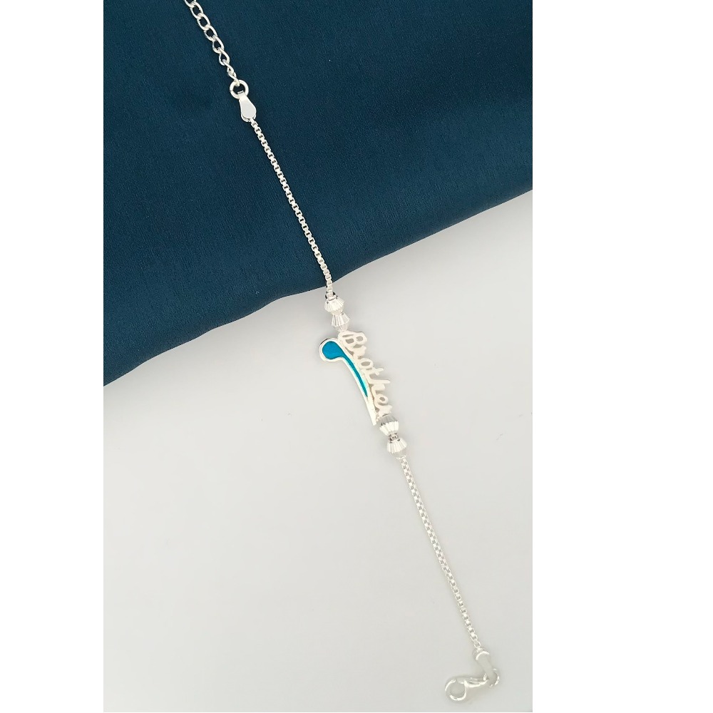 925 Silver Brother Rakhi - Image 2