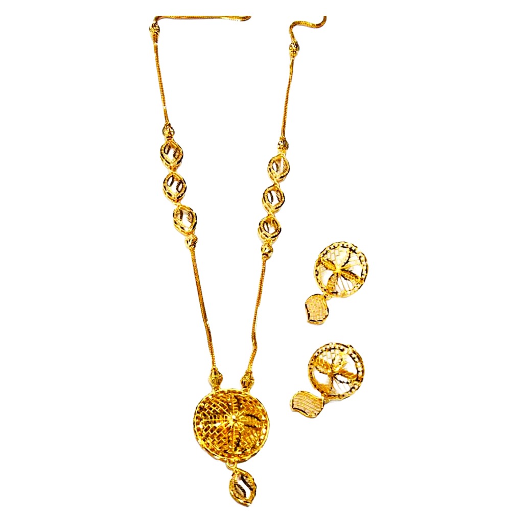 22k dubai chain set