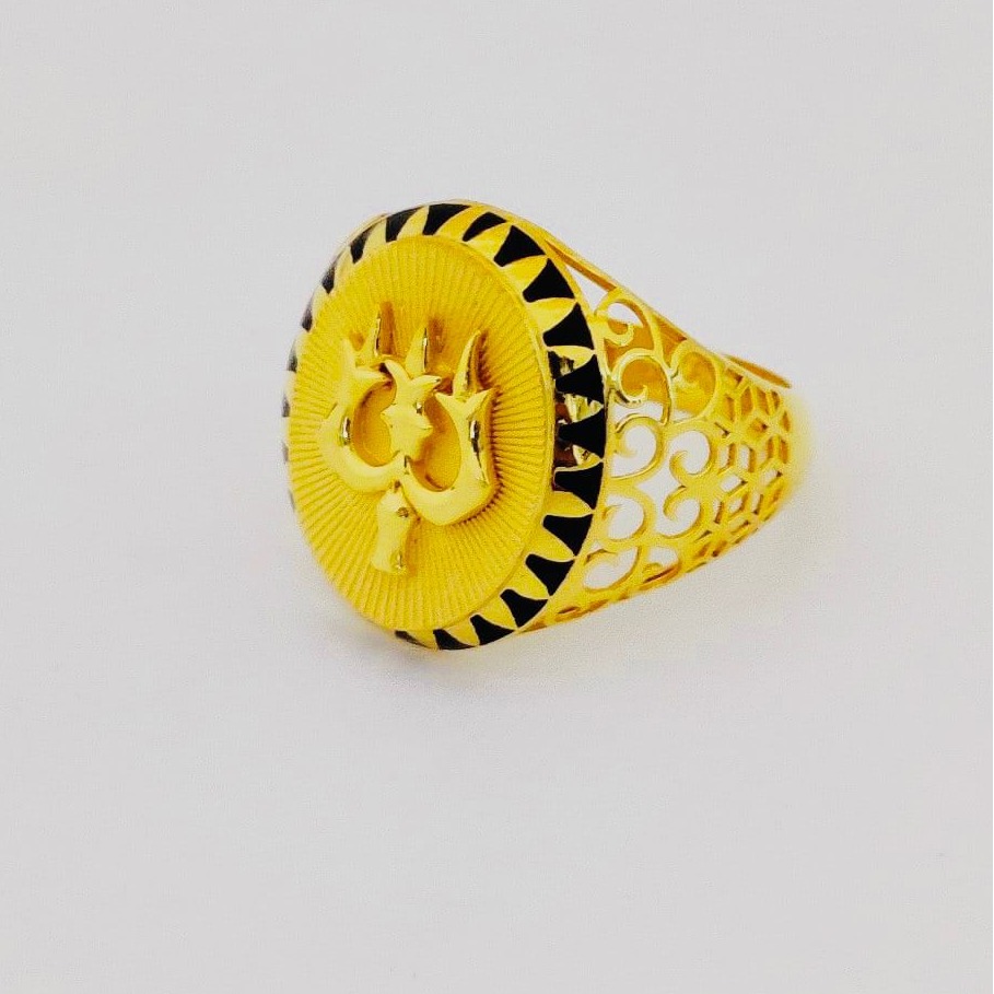 22K Bahubali Gents Ring