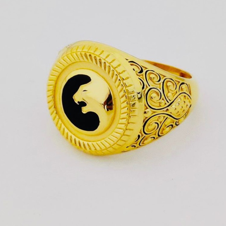 22K Bahubali Gents Ring