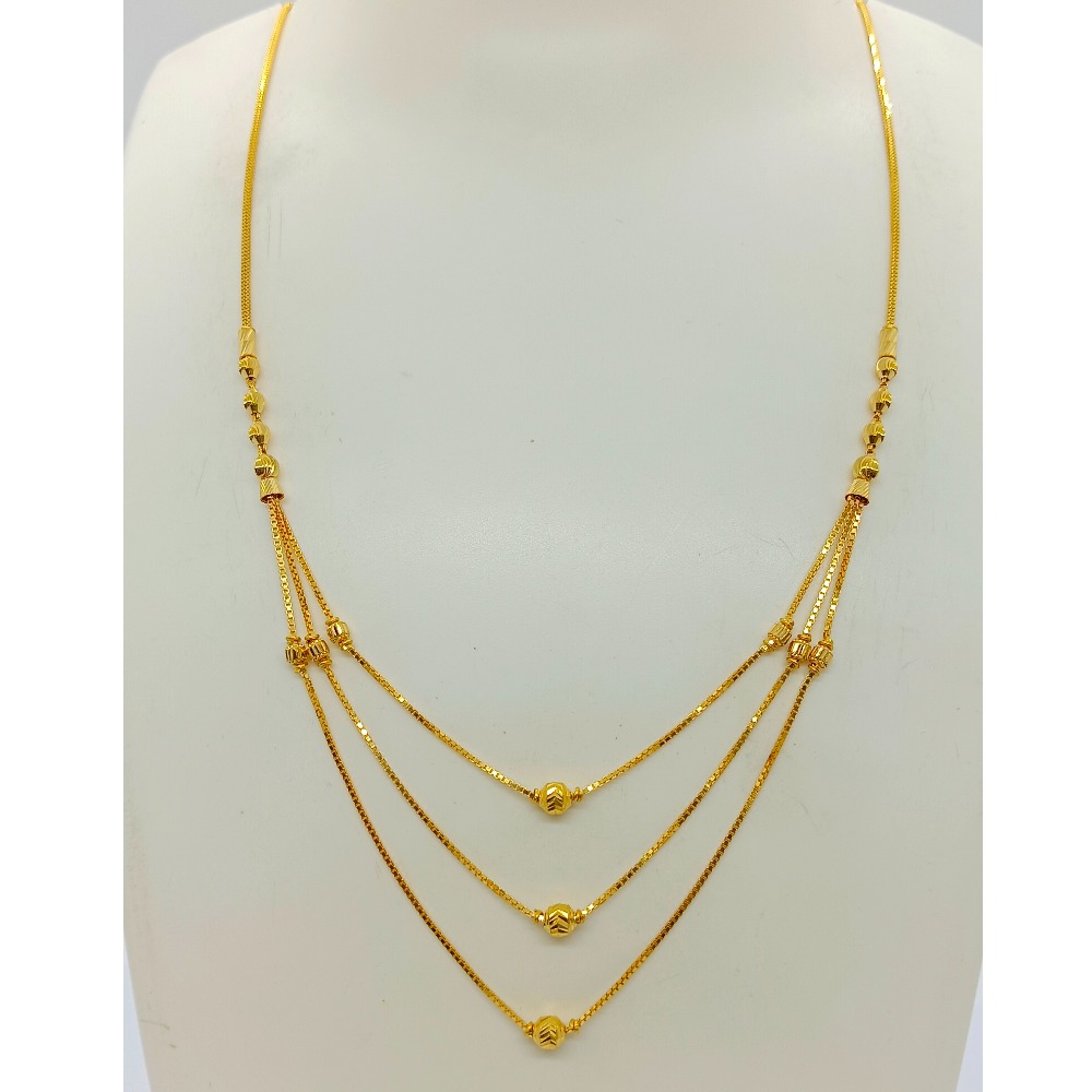 22K Ladies Chakupara Mala