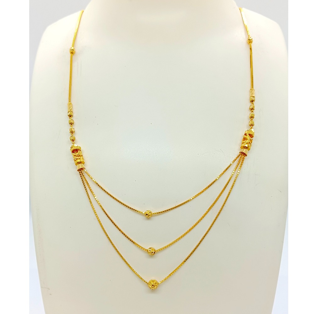 22K Ladies Chakupara Mala