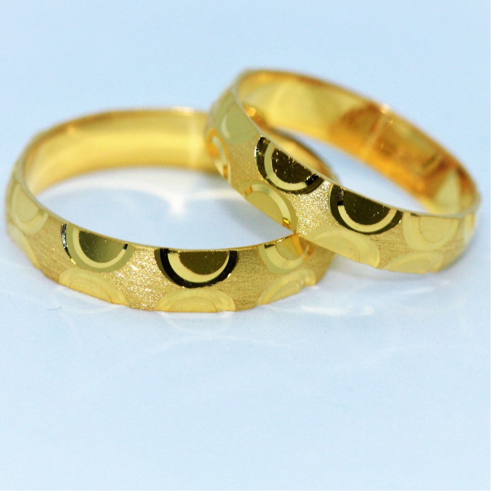 24k gold couple ring