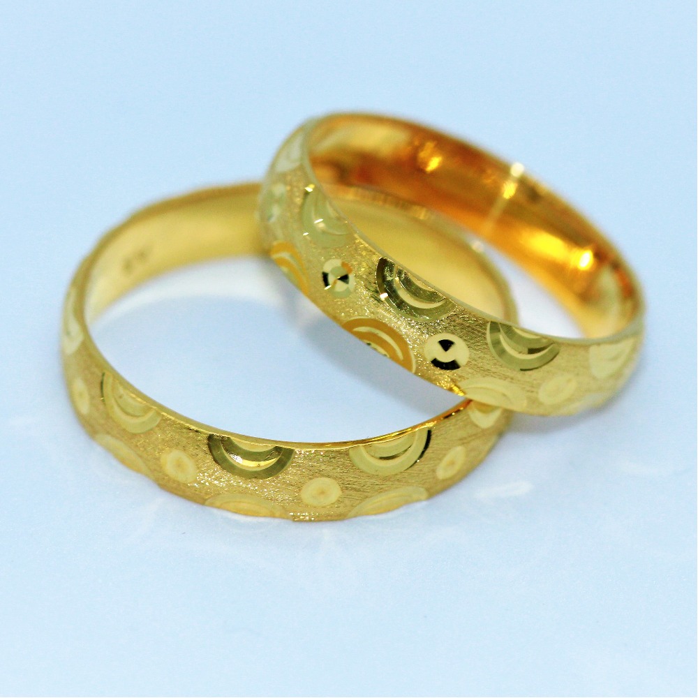 24k gold couple ring