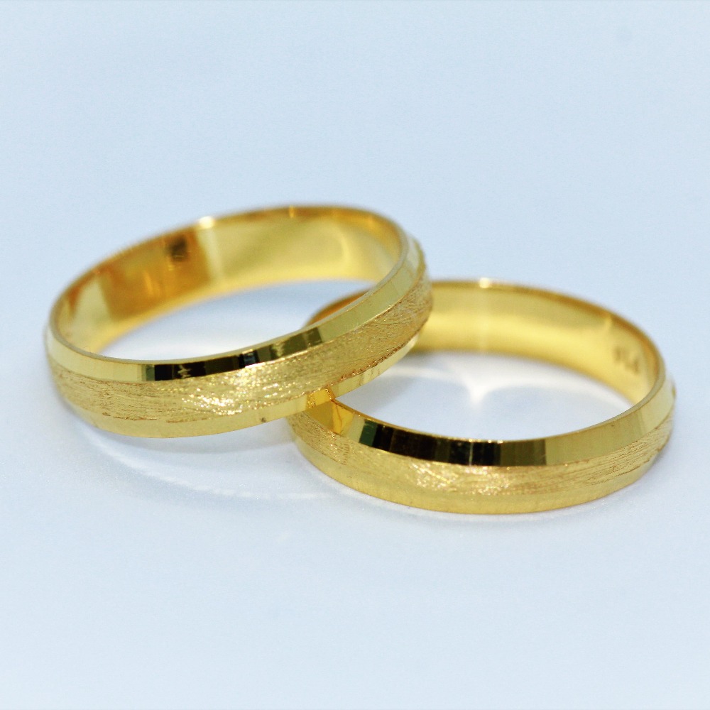 24k gold couple ring