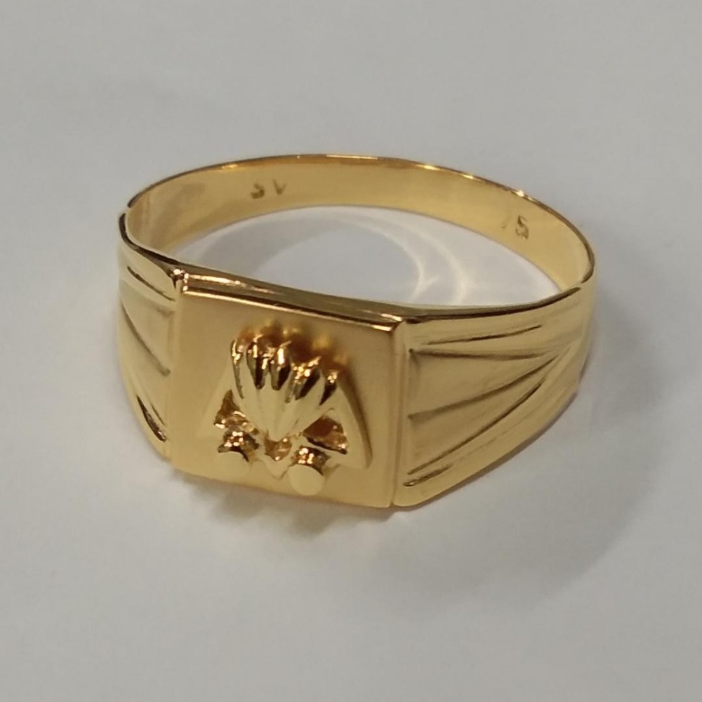 Gold daily wear gents ring