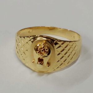 Gold gorgeous gents ring