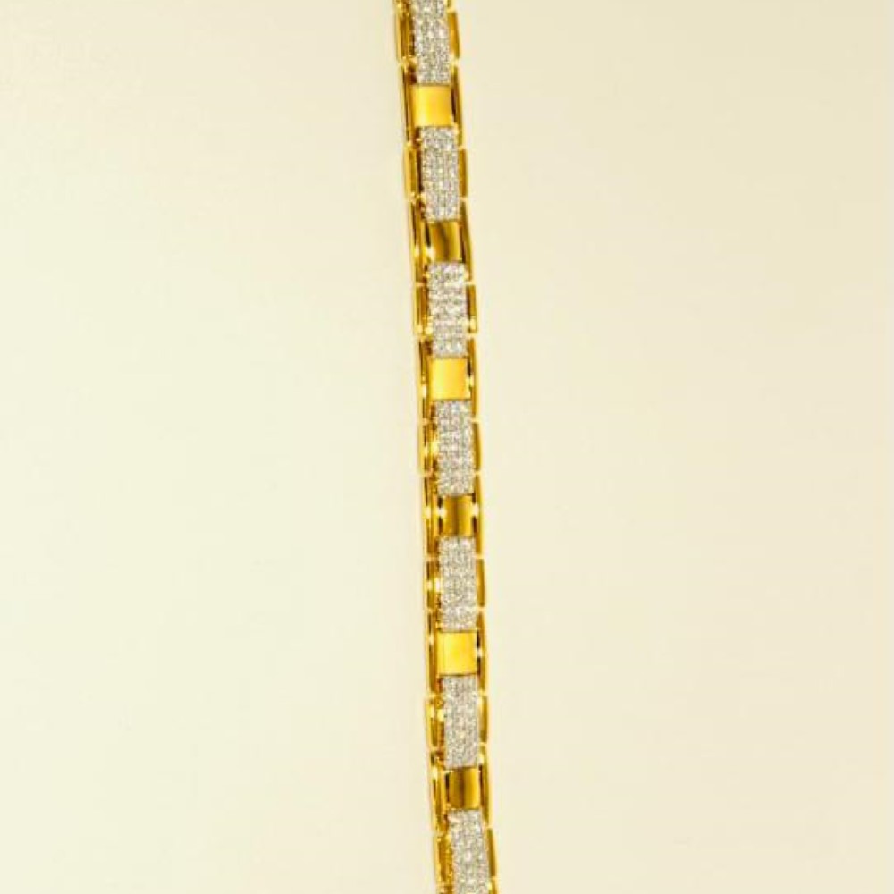 Gold Fine Gents Bracelet