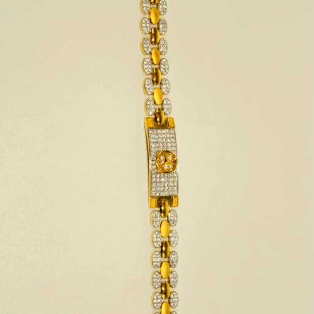 Gold Unique Gents Bracelet