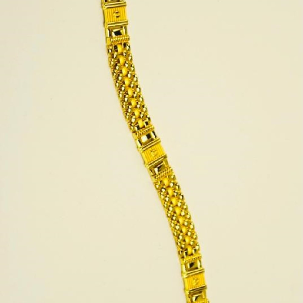 Gold Fancy Gents Bracelet