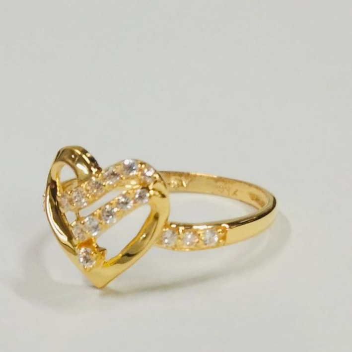 Gold wedding women ring