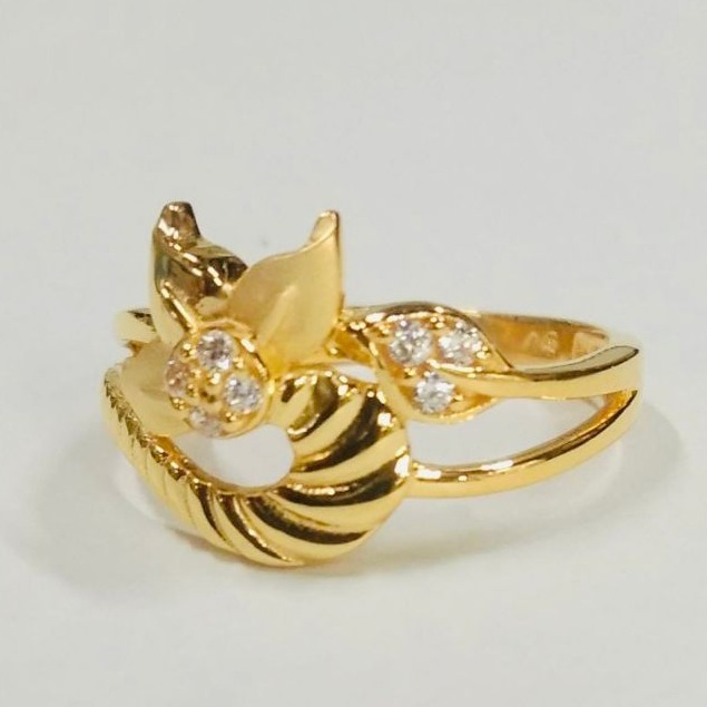 Gold enduring women ring