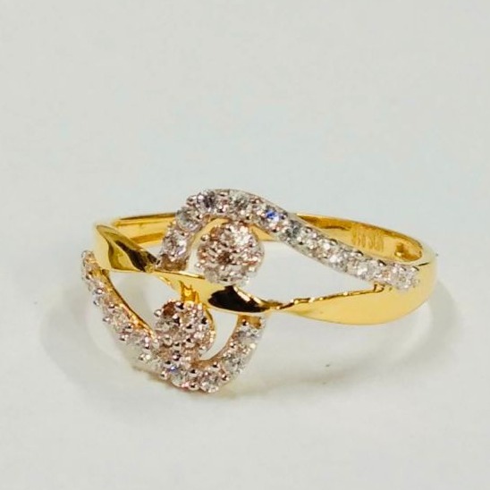 Gold handmade women ring