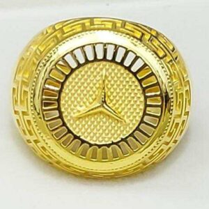 22 kt gold gents bahubali ring
