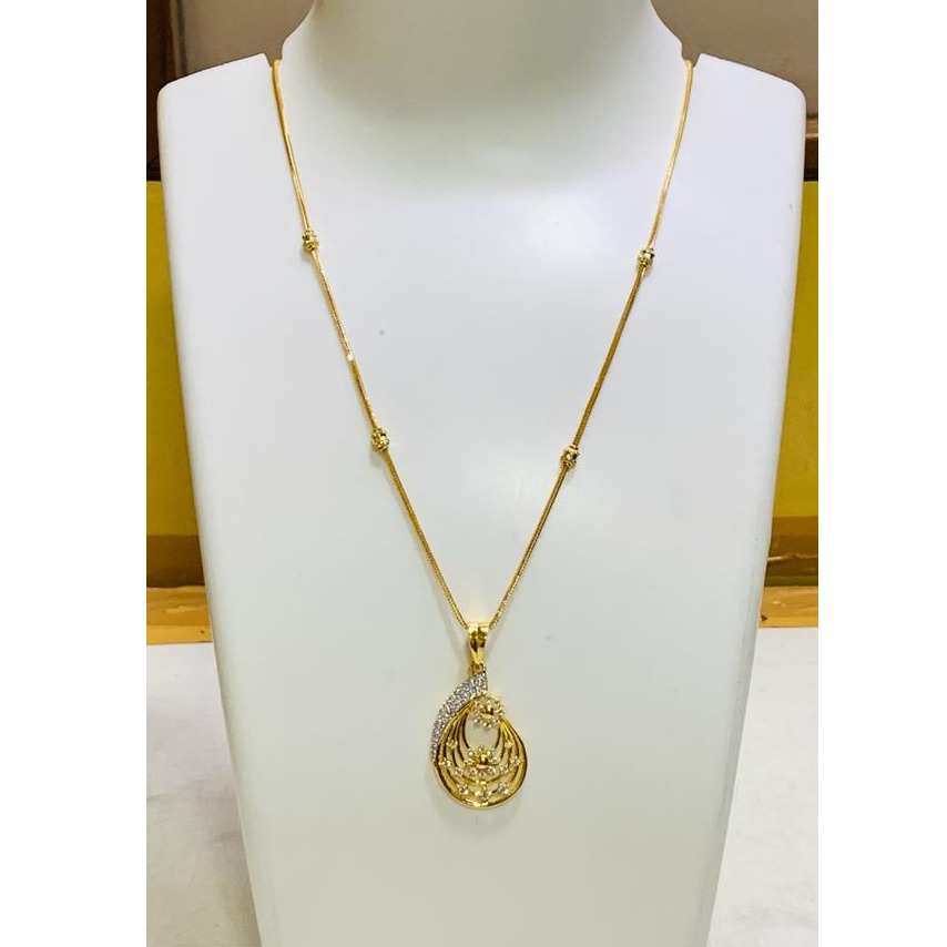 22 ct gold ladies chain set