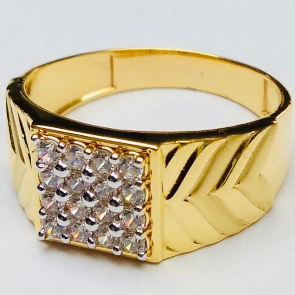 916 & 75 Gold Gents Ring