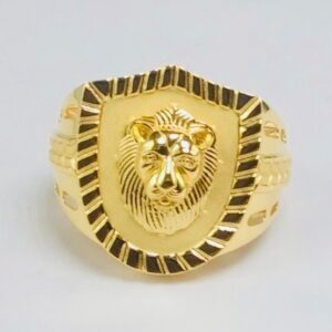 22k Gold Designer Bahubali ring for Men