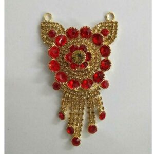 Colorful Flower Design Diamond Pendants