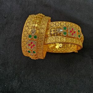 916 Gold Unique Fancy Swory Jadtar Bangle
