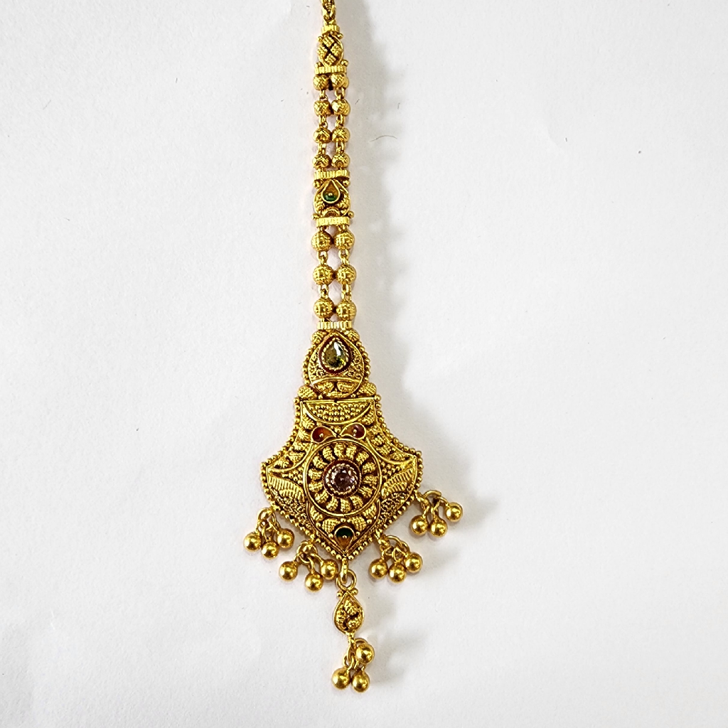 916 Gold  Kalkatti Antique Fancy Tika