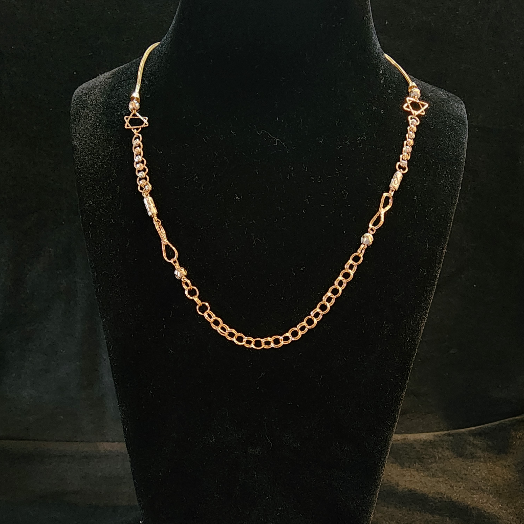 18 K Rose Gold Fancy Rodiyam Work Dokiyu