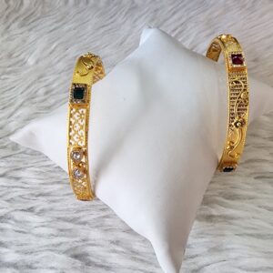 916 gold antique swory jadtar Bangle