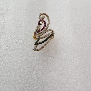 916 Gold Fancy Unique Dimonds Collection Ring