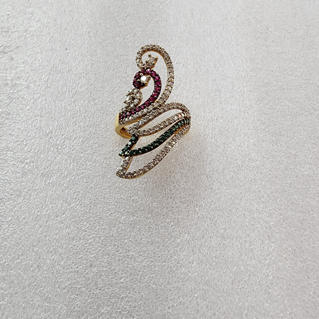 916 Gold Fancy Unique Dimonds Collection Ring