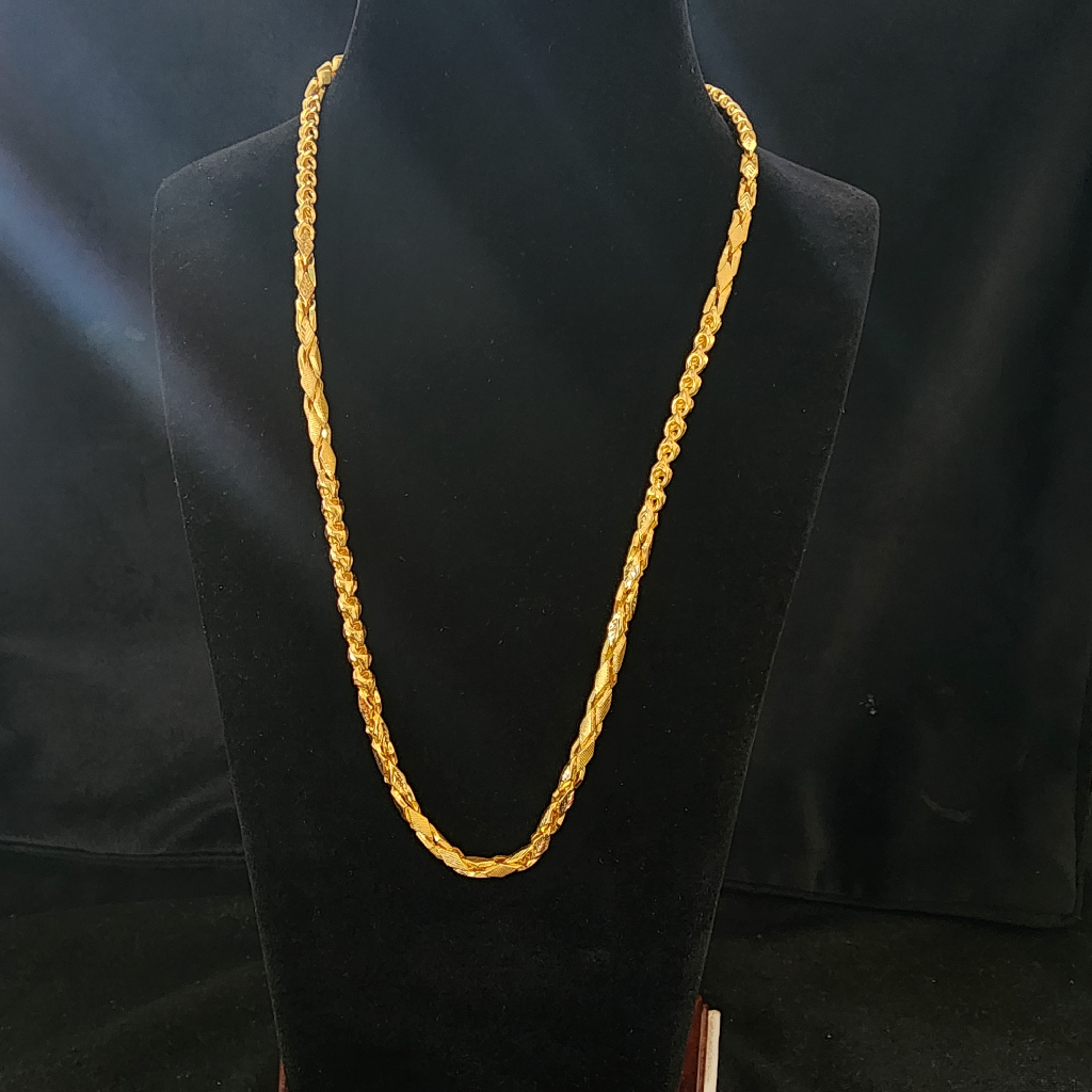 916 Gold Fancy Unique Gents Chain