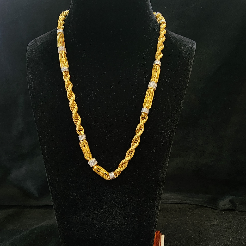 916 Gold Fancy Unique Chain