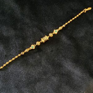 916 Gold Antique Jadtar Met Finishing Lucky