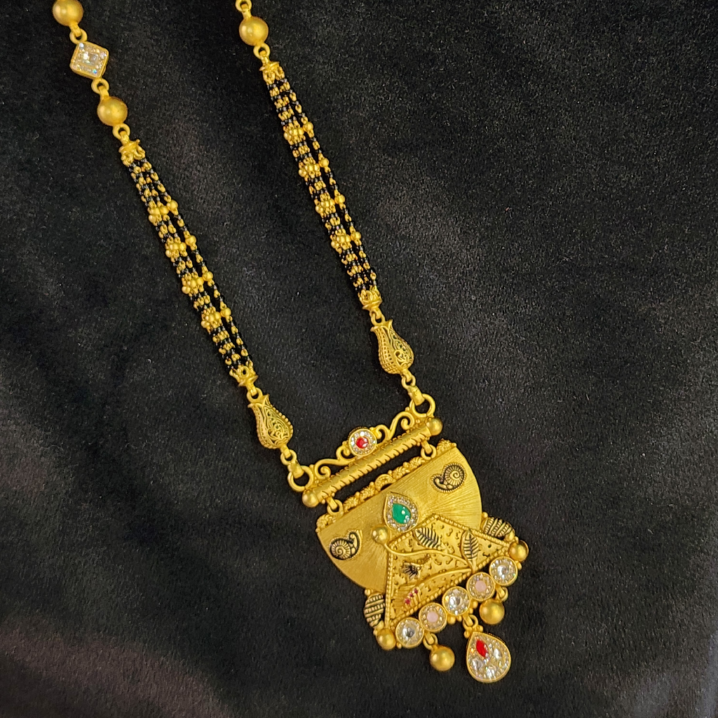 916 Gold Antique Swory Jadtar Long Magsutara