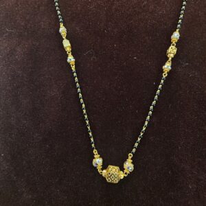 916 Gold Unique Fancy Short Mangalsutra