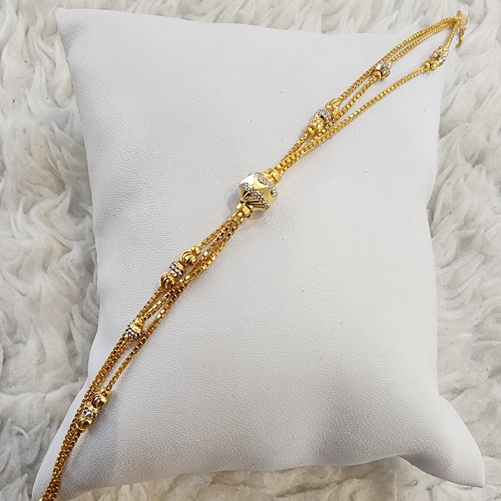 916 gold fancy unique ladies bracelet